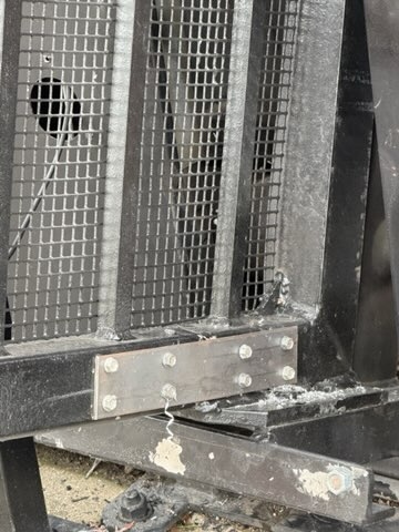 Gate operator reinstalled and mounted